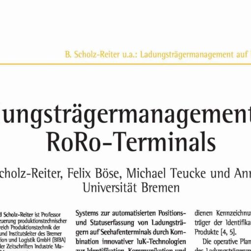 Load Carrier Management on RoRo-Terminals