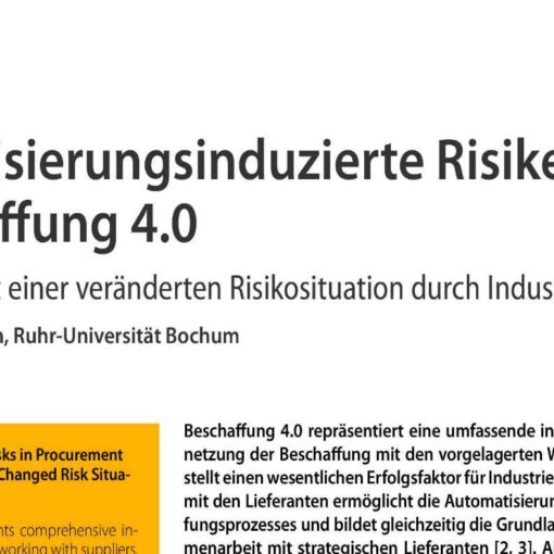 Digitization-Induced Risks in Procurement 4.0
