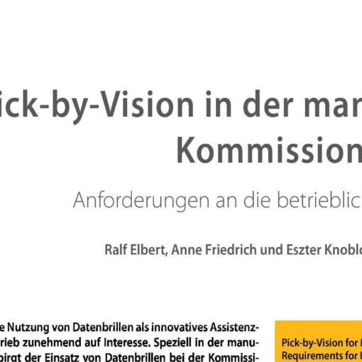 Pick-by-Vision for Manual Order Picking