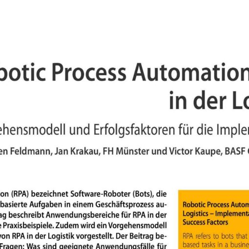 Robotic Process Automation (RPA) in der Logistik