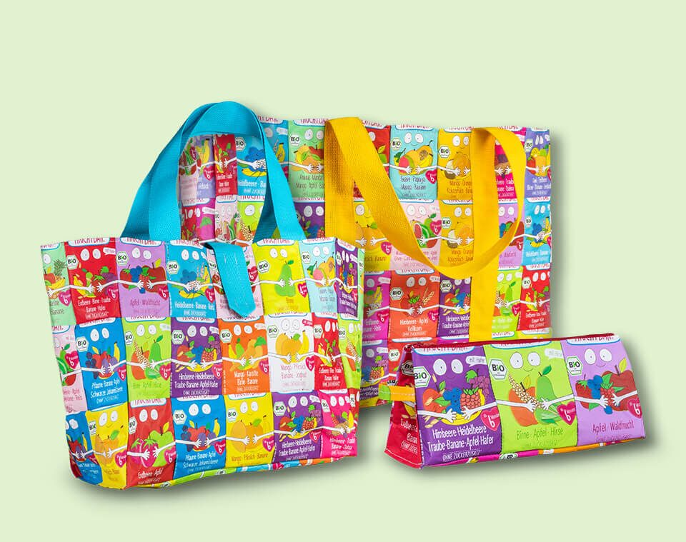 Taschen aus Verpackungen