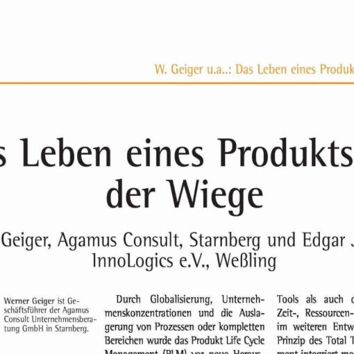Das Leben eines Produkts vor der Wiege