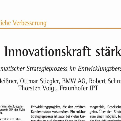 Strengthening a Company’s Ability for Innovation