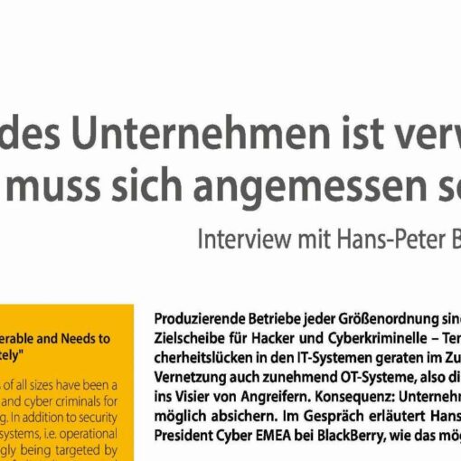 "Every Company is Vulnerable and Needs to Protect Itself Appropriately"
