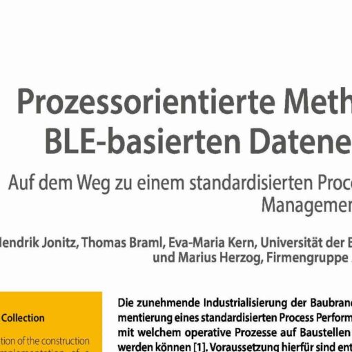 Prozessorientierte Methodik der BLE-basierten Datenerhebung