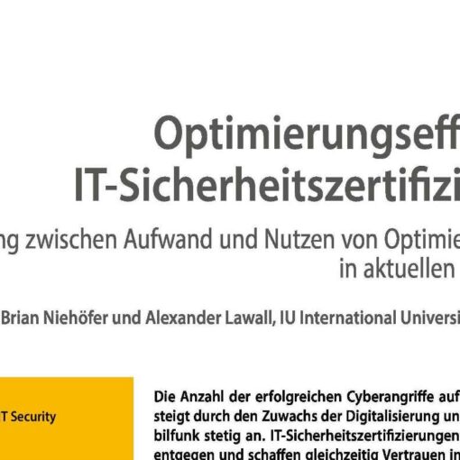 Optimierungseffekte von IT-Sicherheitszertifizierungen