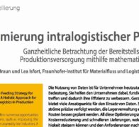 Optimierung intralogistischer Prozesse