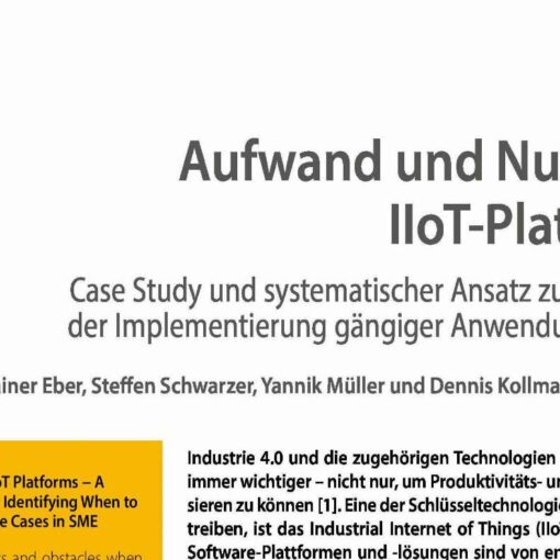 Effort and Benefits of IIoT Platforms