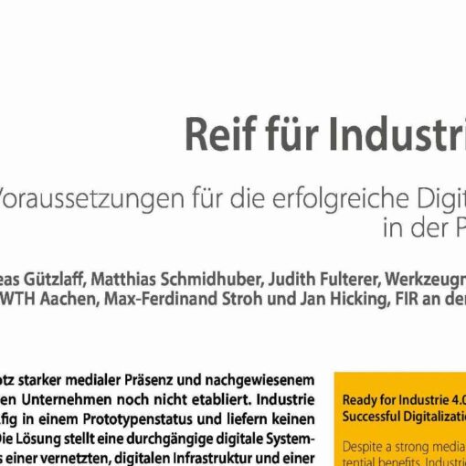 Ready for Industrie 4.0?