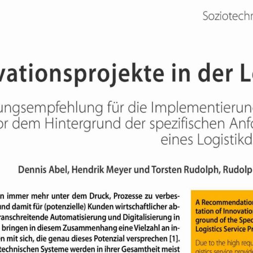 A Recommendation for the Implementation of Innovations