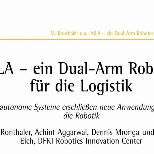 AILA - ein Dual-Arm Roboter für die Logistik