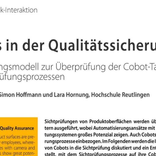 Collaborative Robots in Quality Assurance
