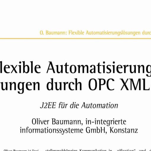 Flexible Automatisierungslösungen durch OPC XML-DA