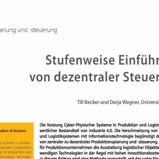 Progressive Implementation of Autonomous Control