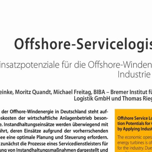 Offshore Service Logistics 4.0