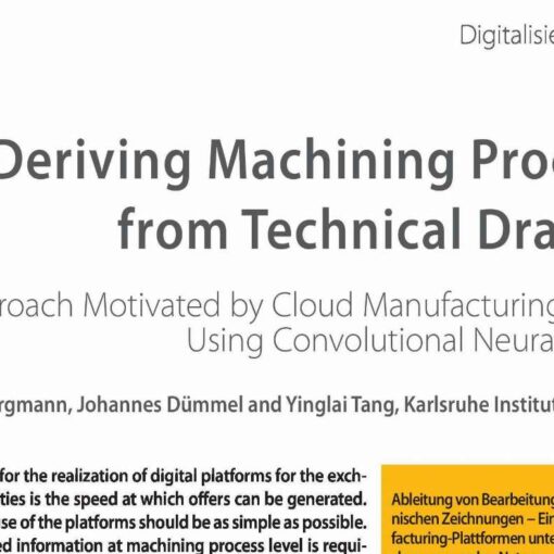 Deriving Machining Processes from Technical Drawings