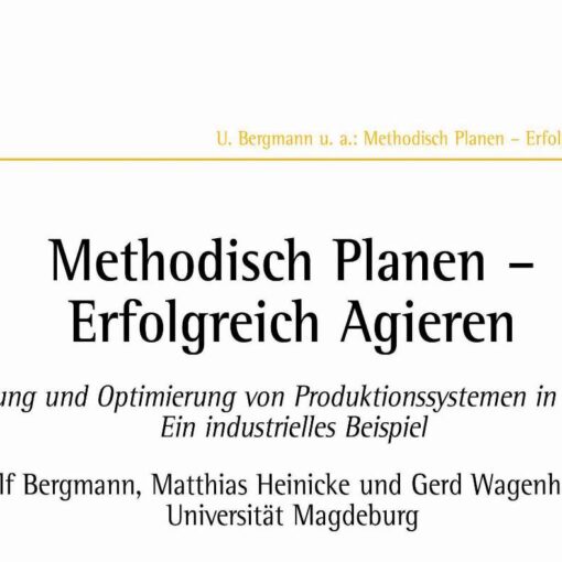 Methodisch Planen - Erfolgreich Agieren
