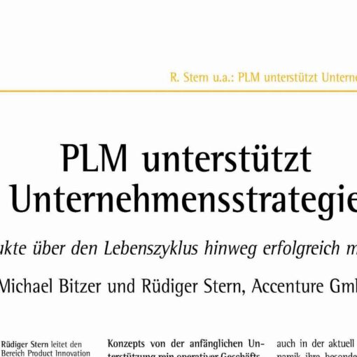 Corporate Strategy Supported by PLM