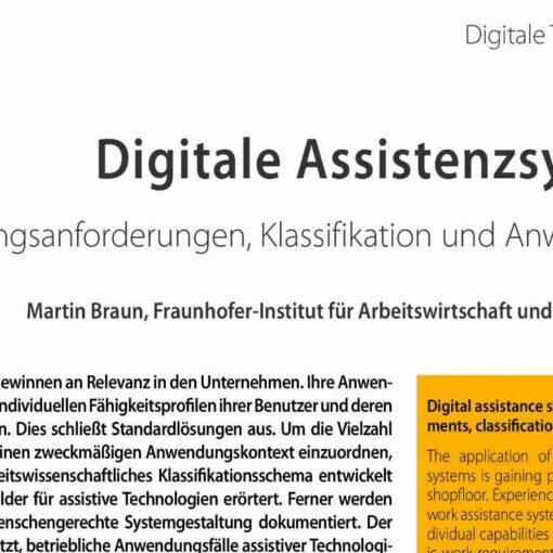 Digitale Assistenzsysteme