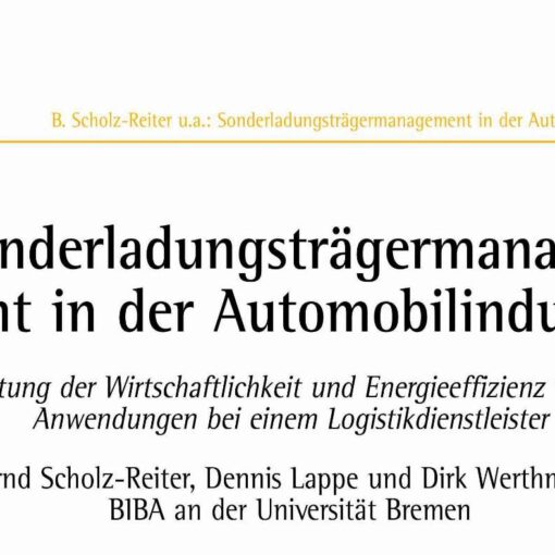 Special Load Carrier Management in the Automotive Industry