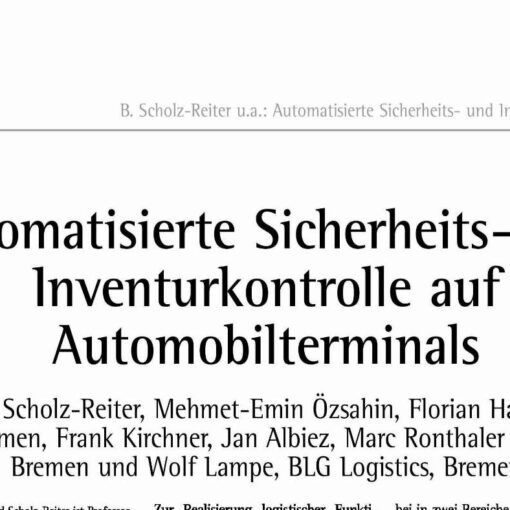 Security and Inventory Robots for Automobile Terminals