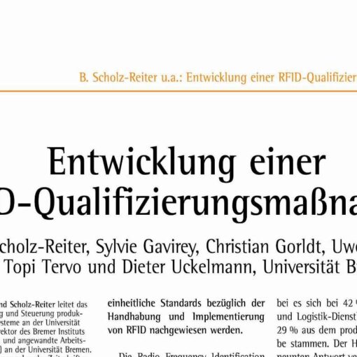 Development of a RFID Training Method