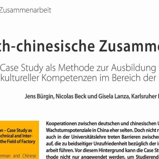 Deutsch-chinesische Zusammenarbeit