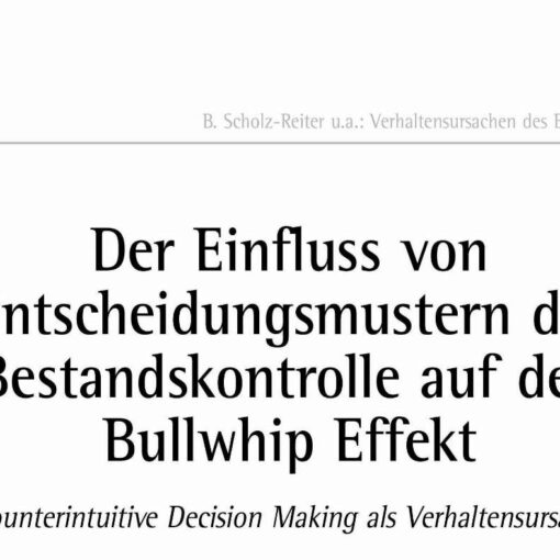 Entscheidungen der Bestandskontrolle