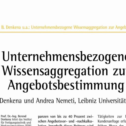 Enterprise-Related Aggregation of Knowledge for Price Determination