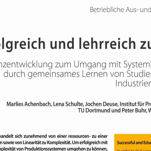 Erfolgreich und lehrreich zugleich