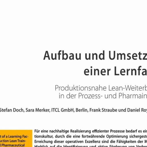 Setup and Deployment of a Learning Factory