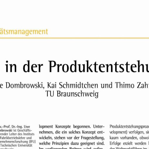 Transfer of the LPS-Principles to the Development Process
