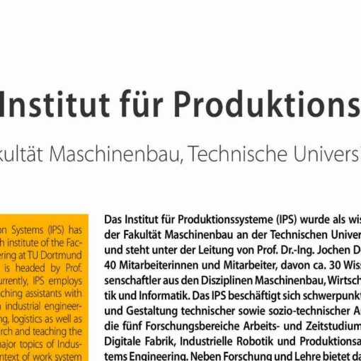 Institut für Produktionssysteme
