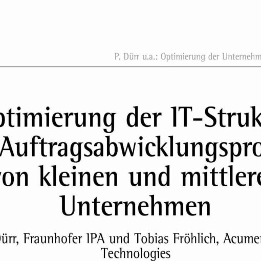 IT-Struktur im Auftragsabwicklungsprozess optimieren