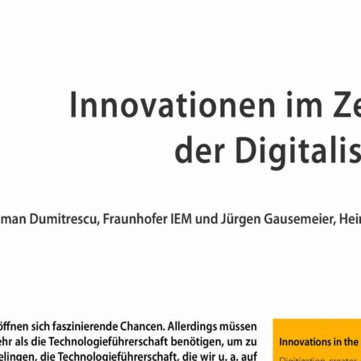 Innovationen im Zeitalter der Digitalisierung