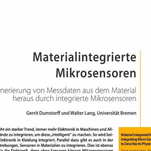 Material Integrated Micro Sensors