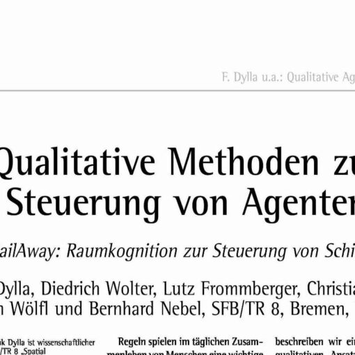 Qualitative Methoden zur Steuerung von Agenten