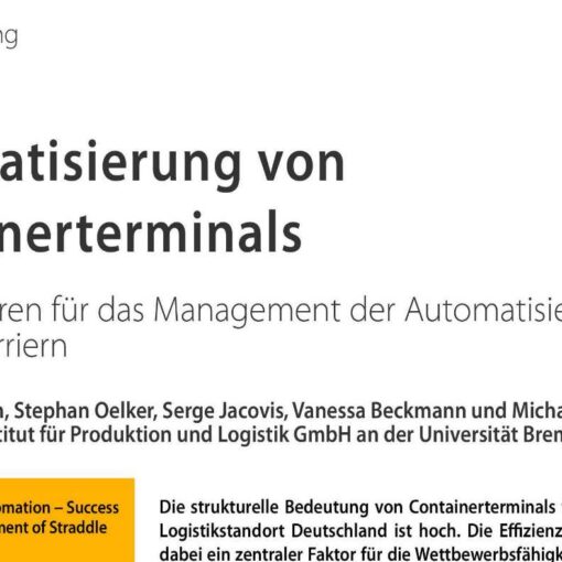 Container Terminal Automation − Success Factors for the Management of Straddle Carrier Automation