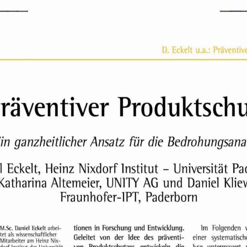 Counterfeiting - A Preventive Approach for Product Protection