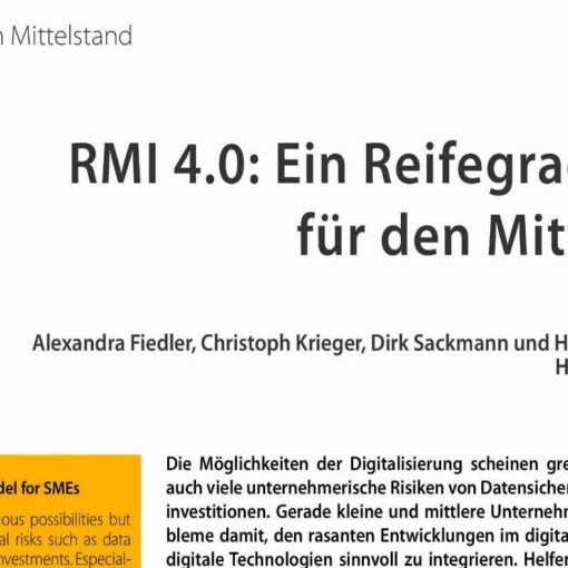 RMI 4.0: A Maturity Model for SMEs