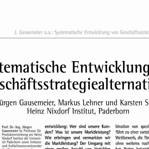 Systematic Development of Business Strategy Alternatives