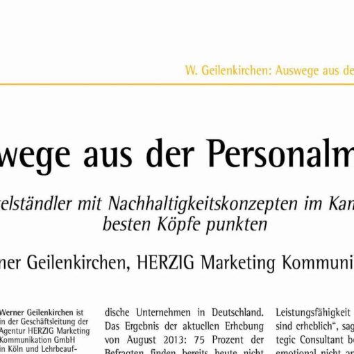 Auswege aus der Personalmisere