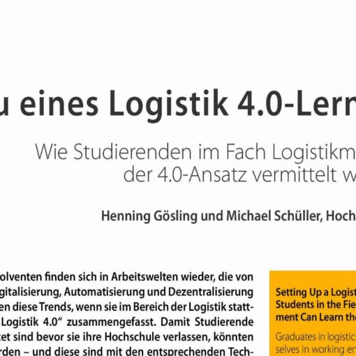 Setting Up a Logistics 4.0-Lab