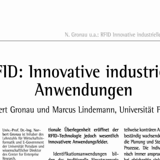 RFID: Innovative industrielle Anwendungen