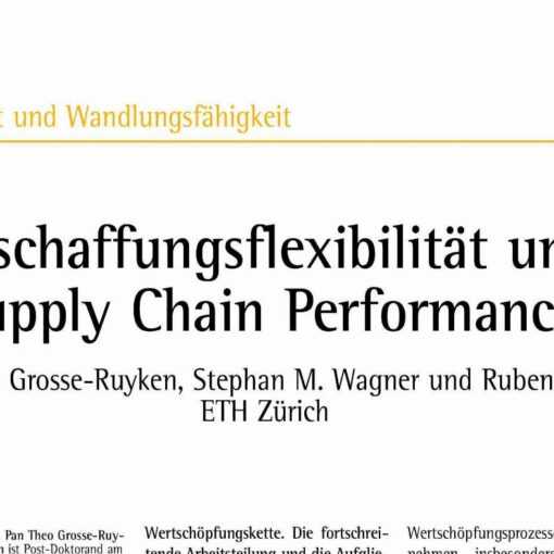 Sourcing Flexibility and Supply Chain Performance