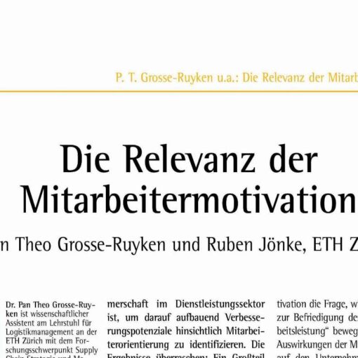 The Relevance of Employee Motivation
