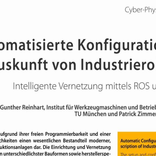 Automatic Configuration and Self-Description of Industrial Robots