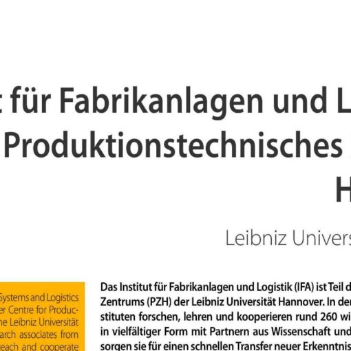 Institut für Fabrikanlagen und Logistik 