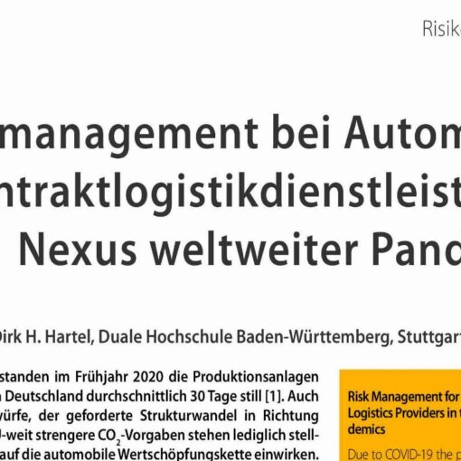 Risikomanagement im Automobilsektor