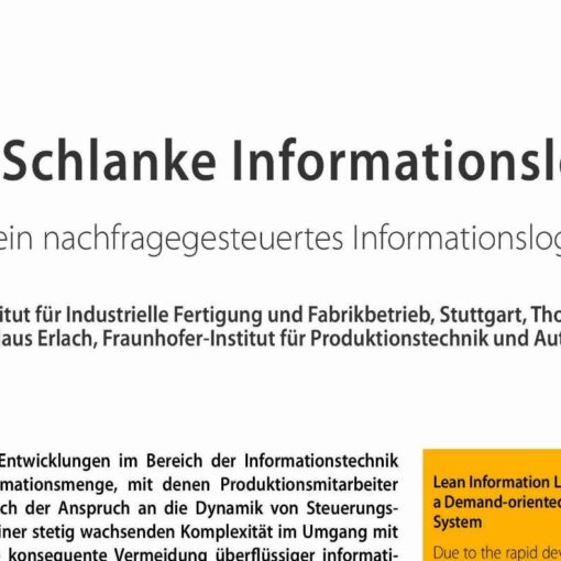 Lean Information Logistic - a Concept for a Demand-oriented Information Logistic System